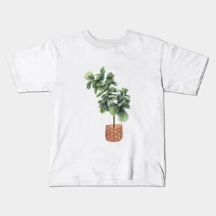 Fiddle Leaf fig Kids T-Shirt
